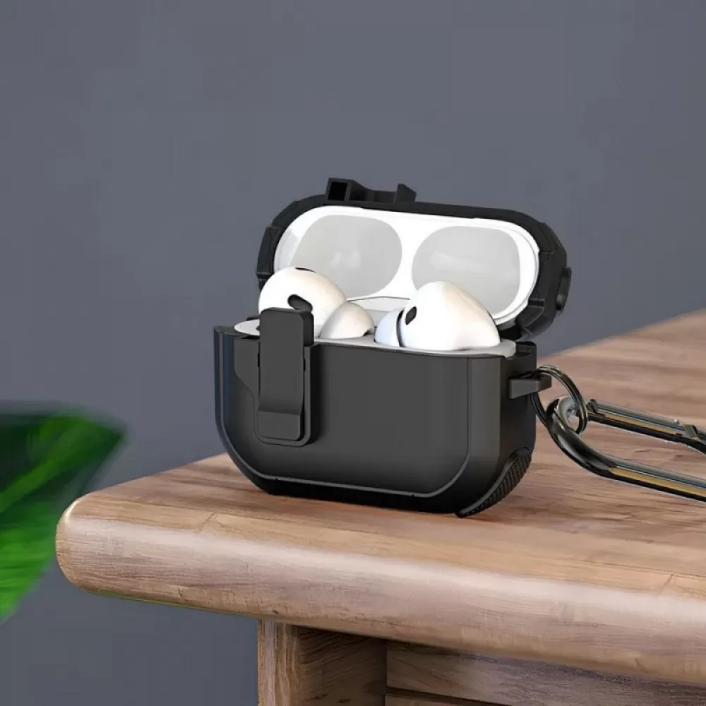 DUX DUCIS PECP TPU+PC zastitna futrola za AirPods 4 crna