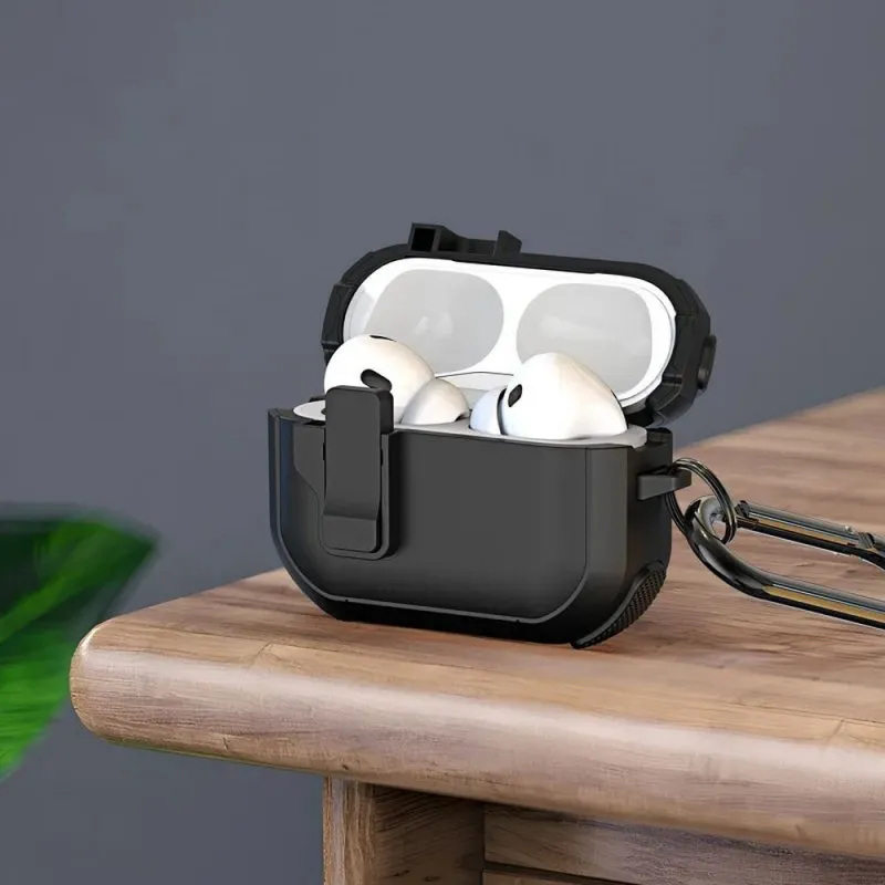 DUX DUCIS PECP TPU+PC zastitna futrola za AirPods 4 crna