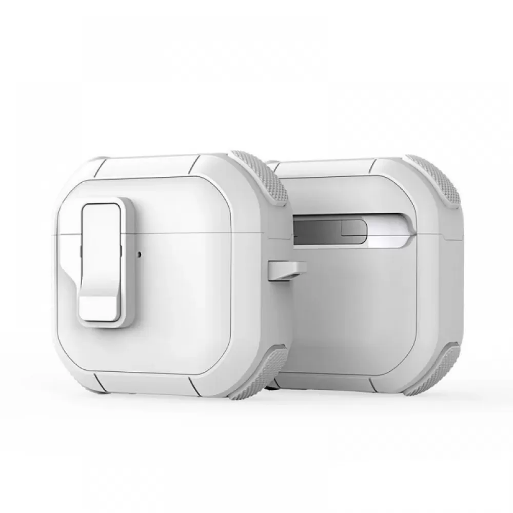 DUX DUCIS PECP TPU+PC zastitna futrola za AirPods 4 bela