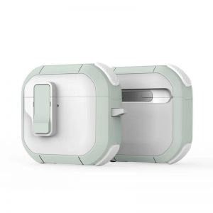DUX DUCIS PECP TPU+PC zastitna futrola za AirPods 4 bela/zelena