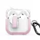 DUX DUCIS PECP TPU+PC zastitna futrola za AirPods 4 bela/roze