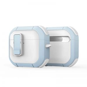 DUX DUCIS PECP TPU+PC zastitna futrola za AirPods 4 bela/plava
