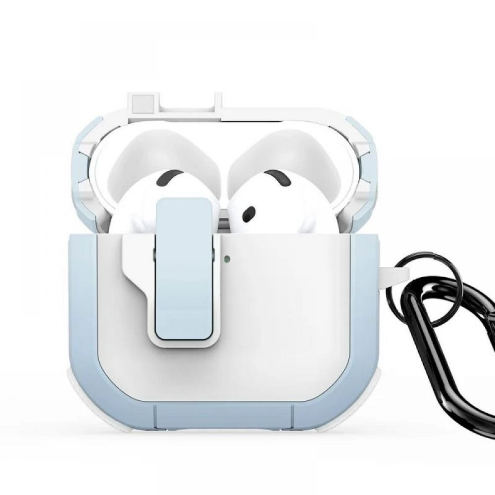 DUX DUCIS PECP TPU+PC zastitna futrola za AirPods 4 bela/plava