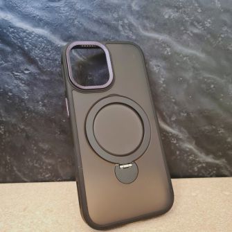 Futrola Luxury Stand za iPhone 16 Pro Max (6.9) crna