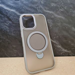 Futrola Luxury Stand za iPhone 16 (6.1) siva