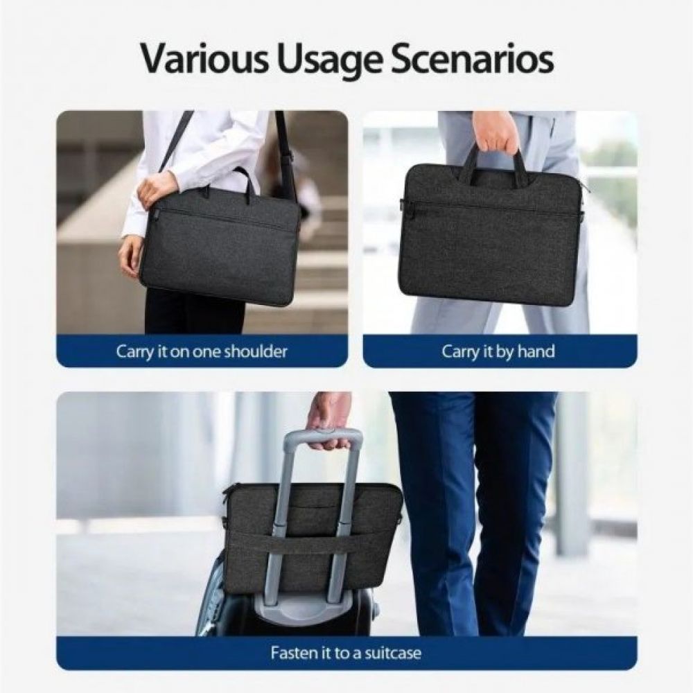 DUX DUCIS futrola LBJB za laptop 14–15.4″ Shoulder Bag crna