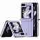 Futrola DUX DUCIS BRIL LEATHER za Samsung Z Flip 5 5G ljubicasta