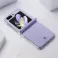 Futrola DUX DUCIS BRIL LEATHER za Samsung Z Flip 5 5G ljubicasta
