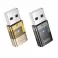 HOCO adapter USB A (muski) → Type C (zenski) UA36C zlatni