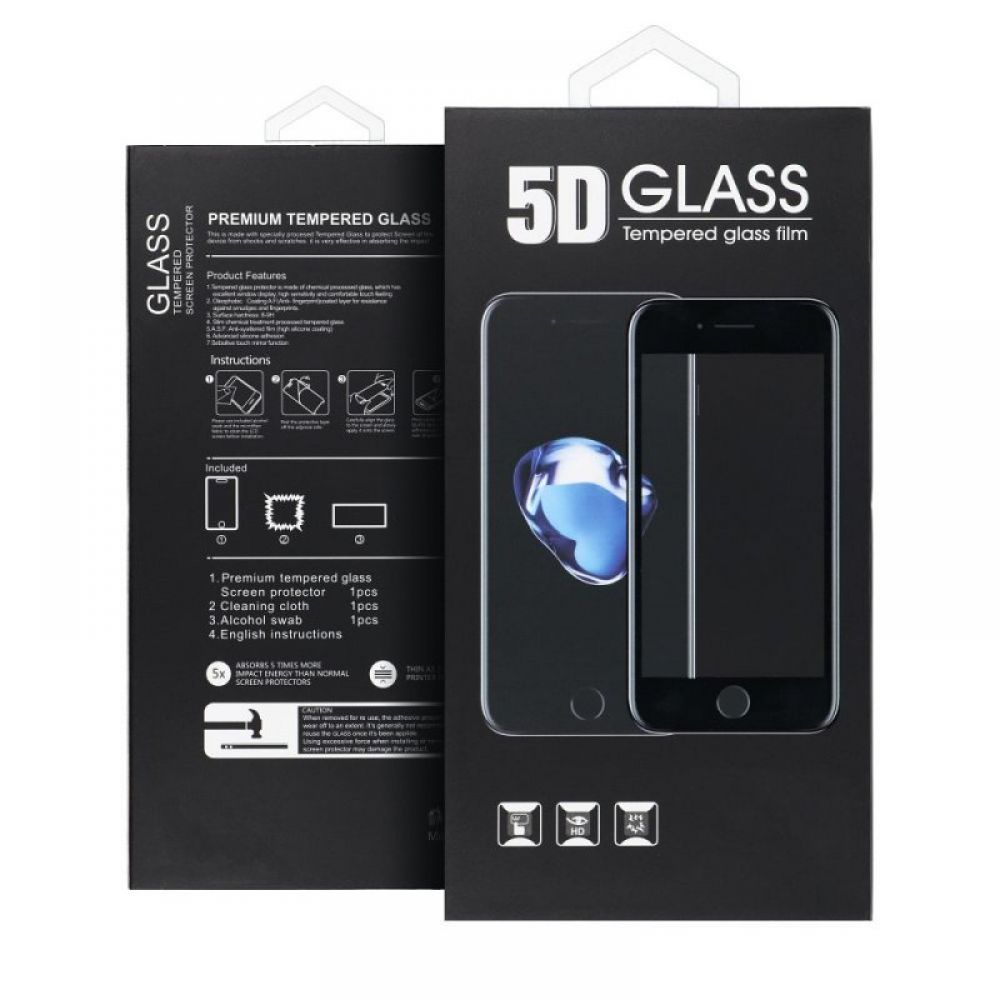Zastitno staklo 5D za Honor X9c / Magic7 Lite crno