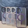 Futrola Transparent Matt Magsafe za iPhone 16 (6.1) zlatna