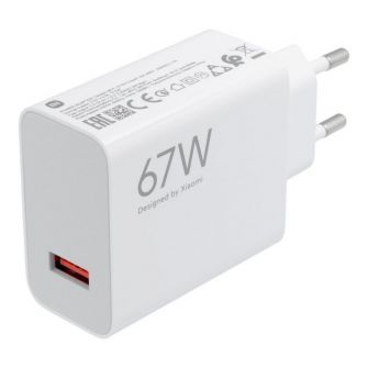 Xiaomi originalni punjac USB A QC3.0 3A 67W MDY-12-EH bela