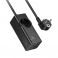 HOCO produzni kabal (kabl) 1 uticnica + USB A + 3 x Type C PD QC3.0 3A 67W NS9 2 m crni