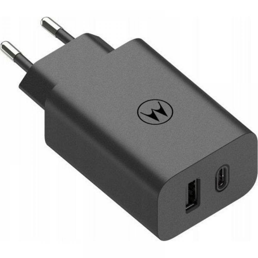 MOTOROLA originalni punjac Type C + USB A 50W MC502/509 crni