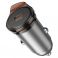 HOCO auto punjac Type C PD QC30W NZ16 metal sivi