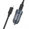 HOCO auto punjac Type C + Type C na Lightning PD QC30W Z57 metal sivi