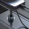 HOCO auto punjac Type C + Type C na Lightning PD QC30W Z57 metal sivi