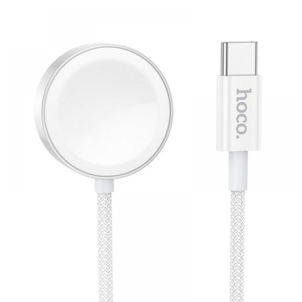 HOCO bezicni punjac Type C kompatibilan s APPLE Watch i Samsung Watch CW59 bela
