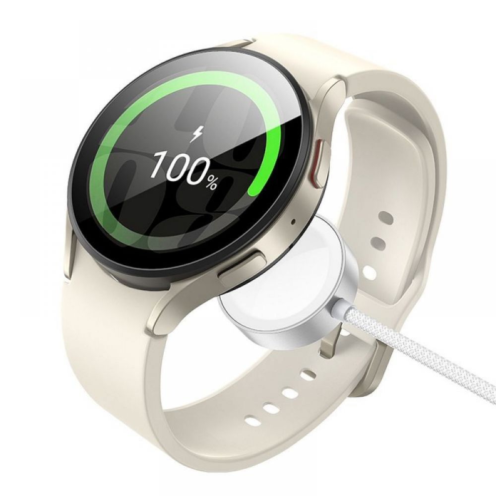 HOCO bezicni punjac Type C kompatibilan s APPLE Watch i Samsung Watch CW59 bela