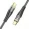 HOCO kabal (kabl) Type C na Type C 3A 60W U121 1,2 m crni