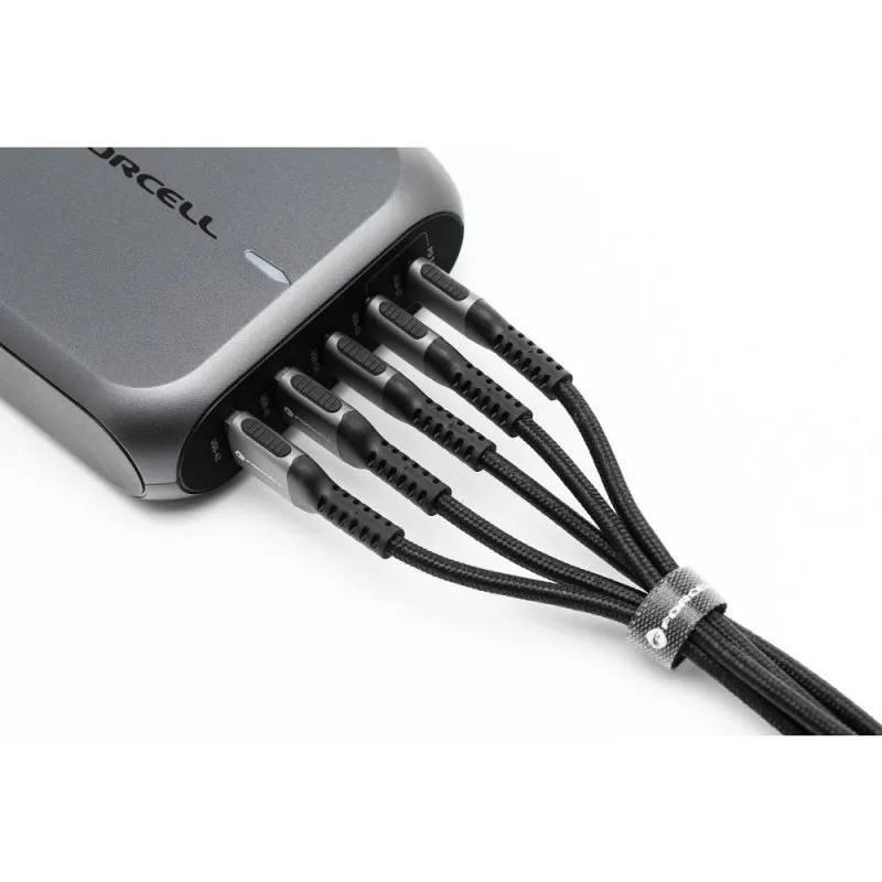 FORCELL F-ENERGY C260 kabal (kabl) Type C na Type C QC4.0 PD 5A 100W Cafule 3 m crni