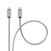 FORCELL F-ENERGY Metal C237 kabal (kabl) Type C na Type C PD QC4.0 3A 60W 1 m srebrni