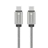 FORCELL F-ENERGY Metal C237 kabal (kabl) Type C na Type C PD QC4.0 3A 60W 1 m srebrni
