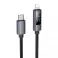 HOCO kabal (kabl) Type C na Lightning s prikazom PD 27W X112 1 m crni
