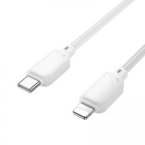 HOCO kabal (kabl) Type C na Lightning PD 27W X113 1 m bela