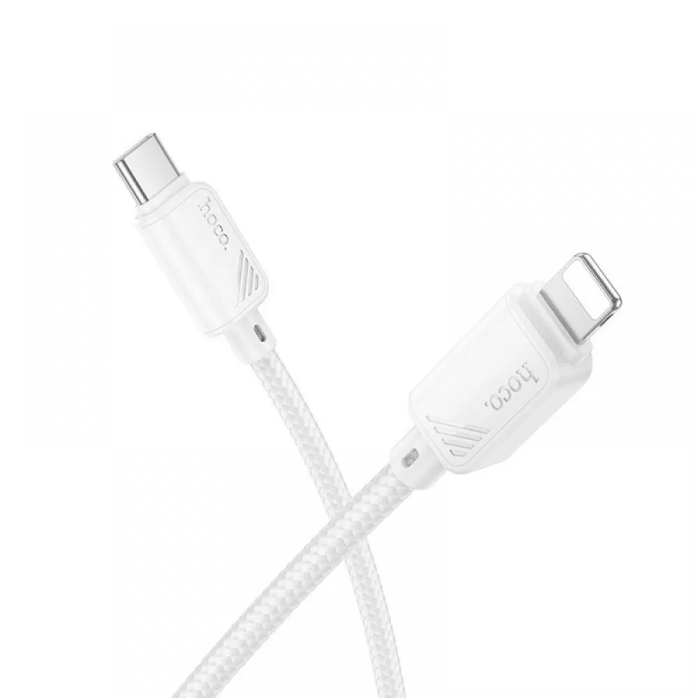 HOCO kabal (kabl) Type C na Lightning PD 27W X113 1 m bela