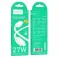 HOCO kabal (kabl) Type C na Lightning PD 27W X113 1 m bela