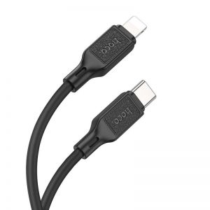 HOCO kabal (kabl) Type C na Lightning PD 20W 1 m crni