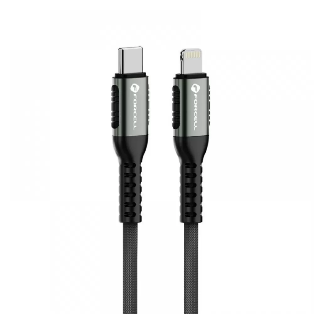 FORCELL F-ENERGY C259 kabal (kabl) Type C na Lightning PD 3A 27W Cafule 3 m crni