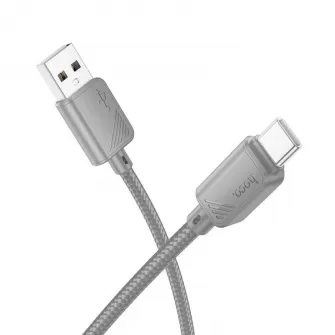 HOCO kabal (kabl) USB A na Type C 3A X113 1 m sivi