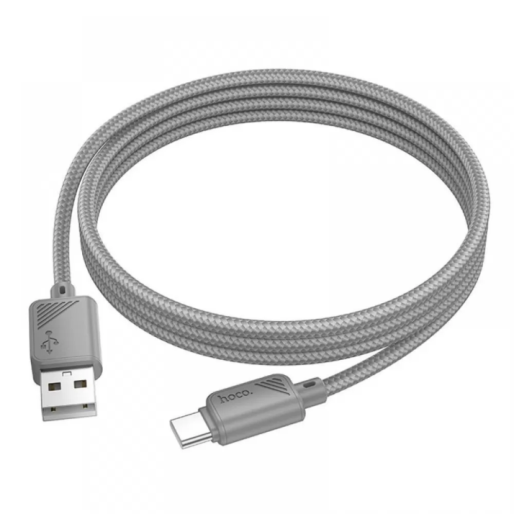 HOCO kabal (kabl) USB A na Type C 3A X113 1 m sivi