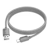 HOCO kabal (kabl) USB A na Type C 3A X113 1 m sivi
