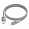 HOCO kabal (kabl) USB A na Type C 3A X113 1 m sivi