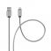 FORCELL F-ENERGY Metal C234 kabal (kabl) USB A na Type C QC3.0 2,4A 12W 1 m srebrni