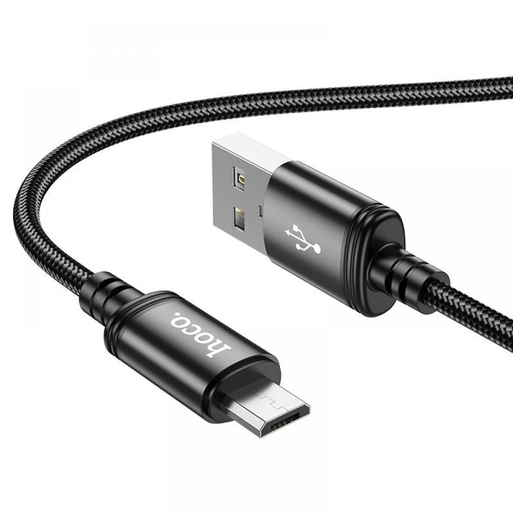 HOCO kabal (kabl) USB A na Micro USB 2,4A X89 1 m crni