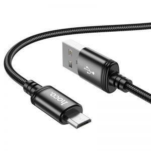 HOCO kabal (kabl) USB A na Micro USB 2,4A X89 1 m crni