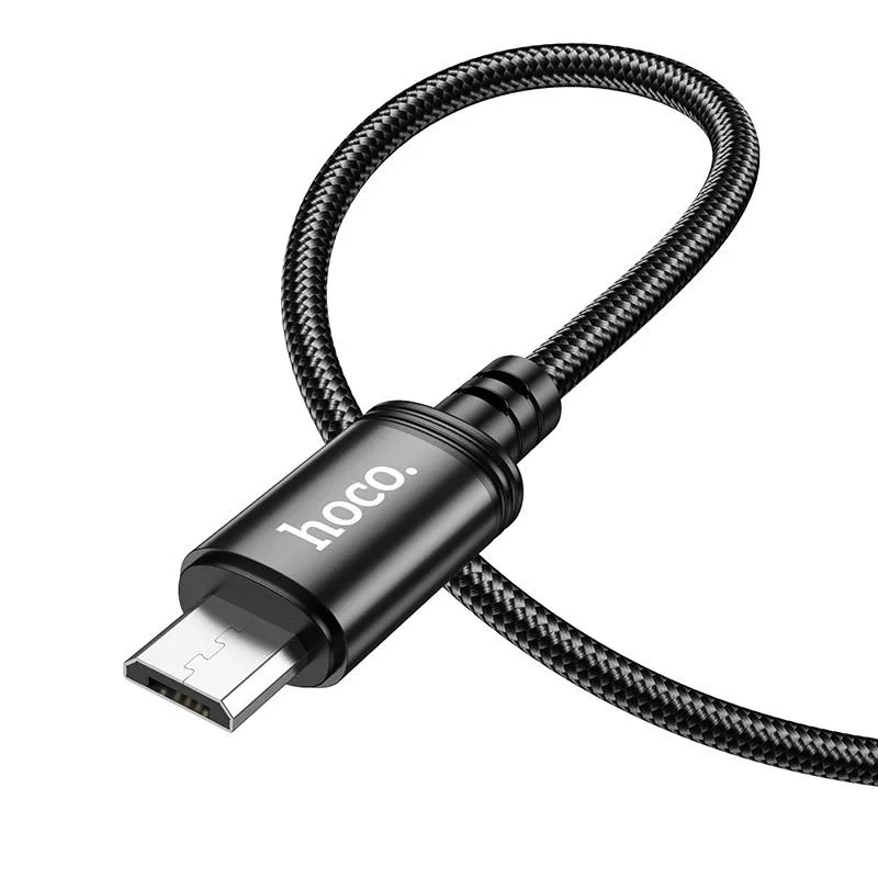 HOCO kabal (kabl) USB A na Micro USB 2,4A X89 1 m crni
