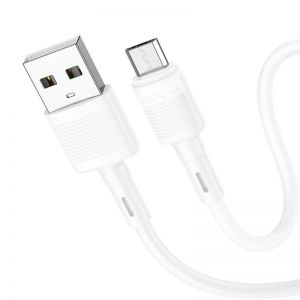 HOCO kabal (kabl) USB na Micro USB 2,4A X83 1 m bela