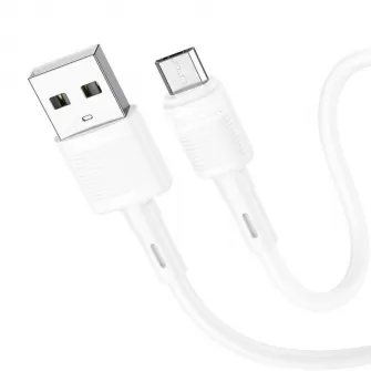 HOCO kabal (kabl) USB na Micro USB 2,4A X83 1 m bela