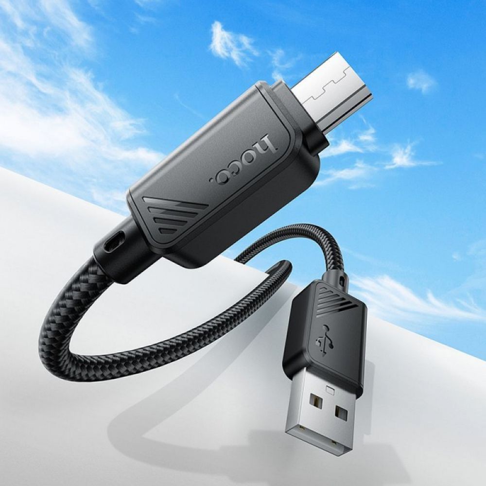 HOCO kabal (kabl) USB A na Micro USB 2,4A X113 1 m crni