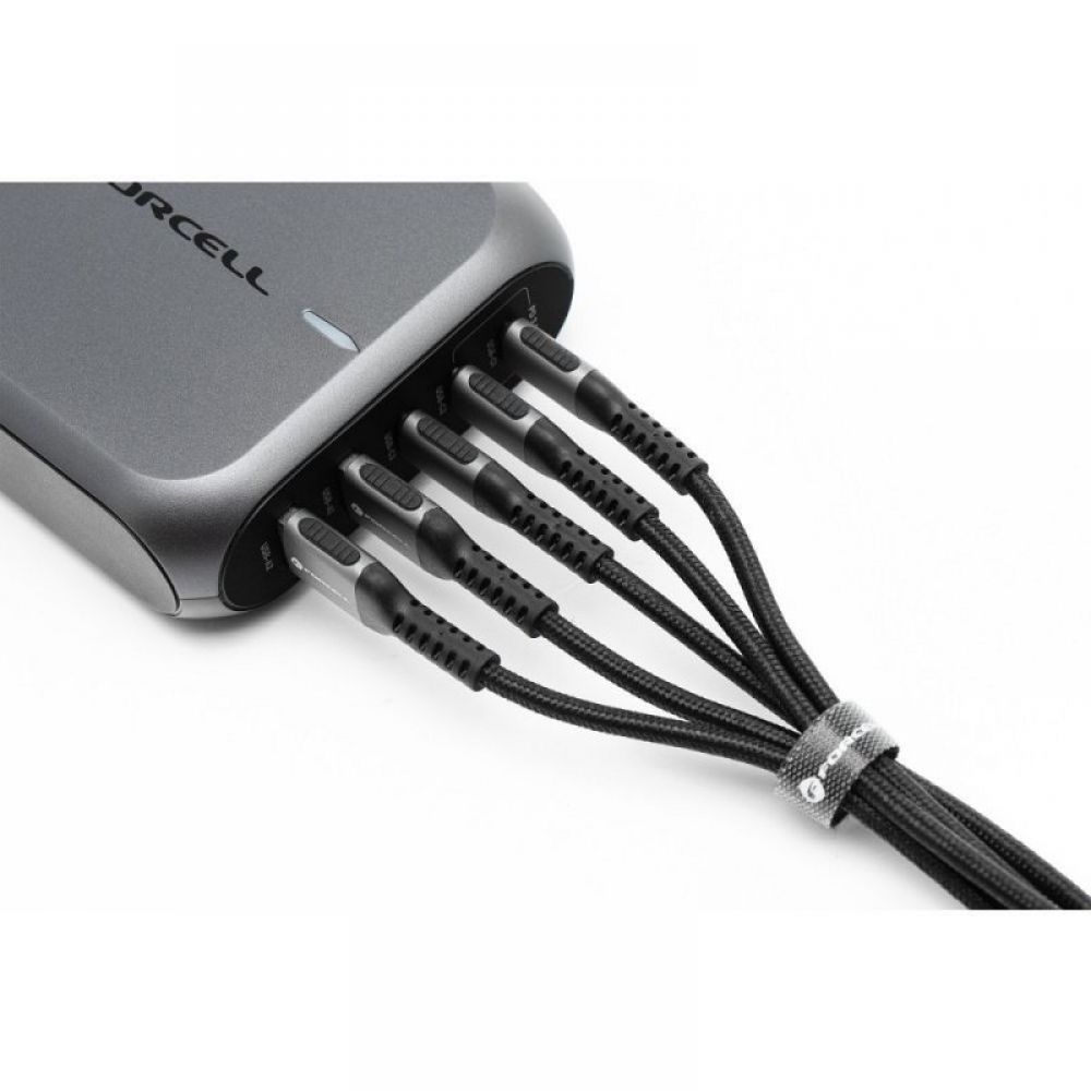 FORCELL F-ENERGY C257 kabal (kabl) USB A na Lightning 2,4A 12W Cafule 2 m crni
