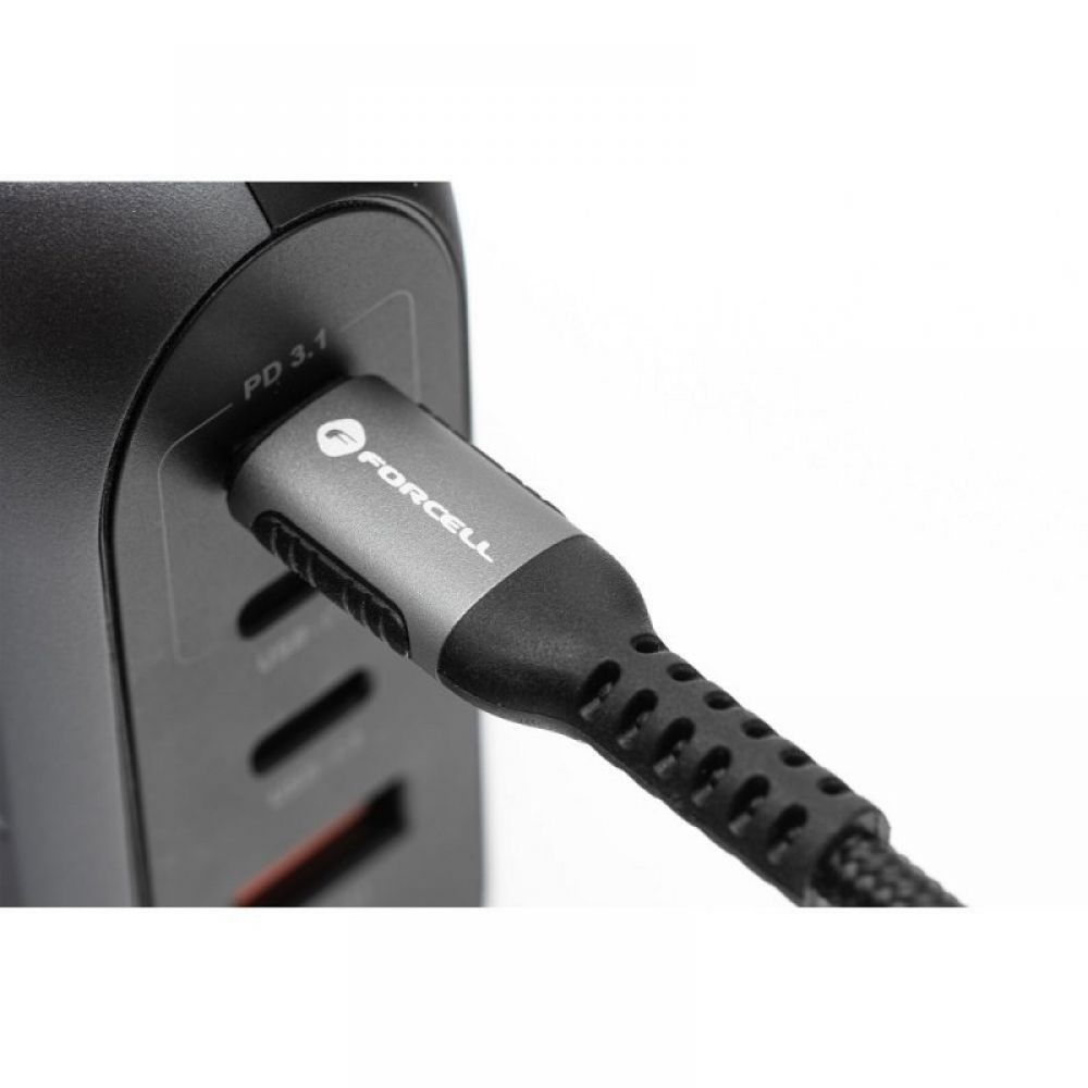 FORCELL F-ENERGY C257 kabal (kabl) USB A na Lightning 2,4A 12W Cafule 2 m crni