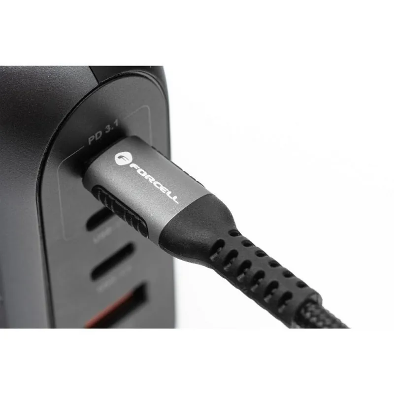 FORCELL F-ENERGY C257 kabal (kabl) USB A na Lightning 2,4A 12W Cafule 2 m crni