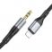 HOCO kabal (kabl) AUX Jack 3,5 mm na Lightning UPA22 1 m crni