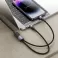 HOCO kabal (kabl) 2in1 Type C na Type C + Lightning 5A 100W U139 1,2 m crni