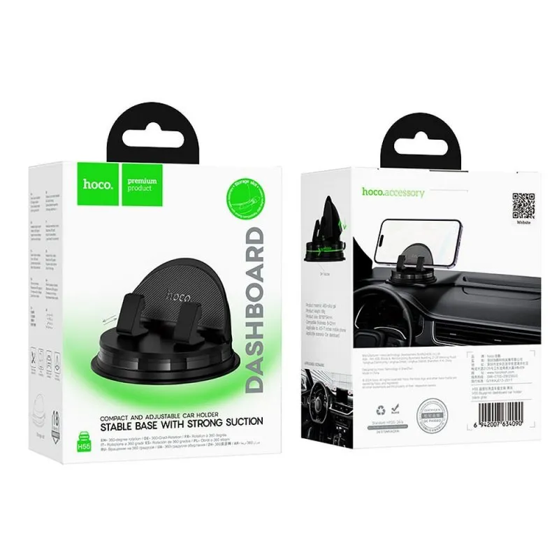 HOCO autostalak za sredisnju konzolu H55 crni